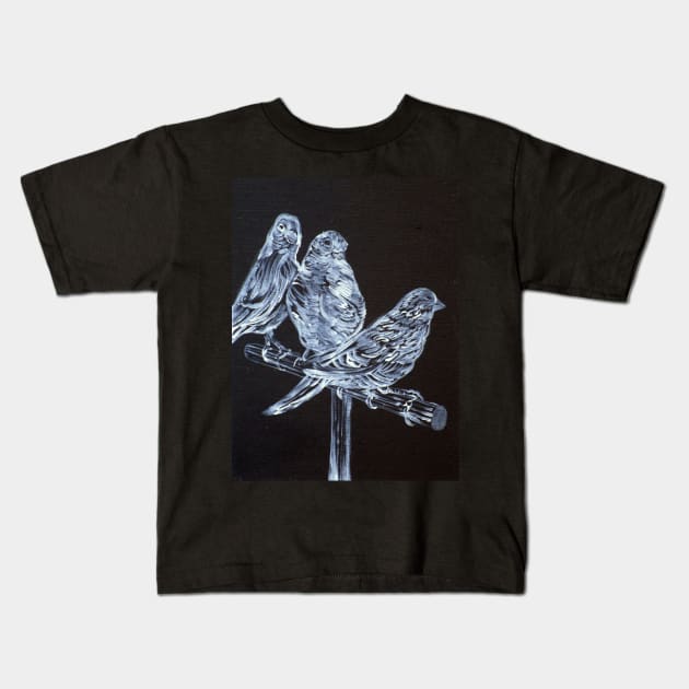 CANARIES Kids T-Shirt by lautir